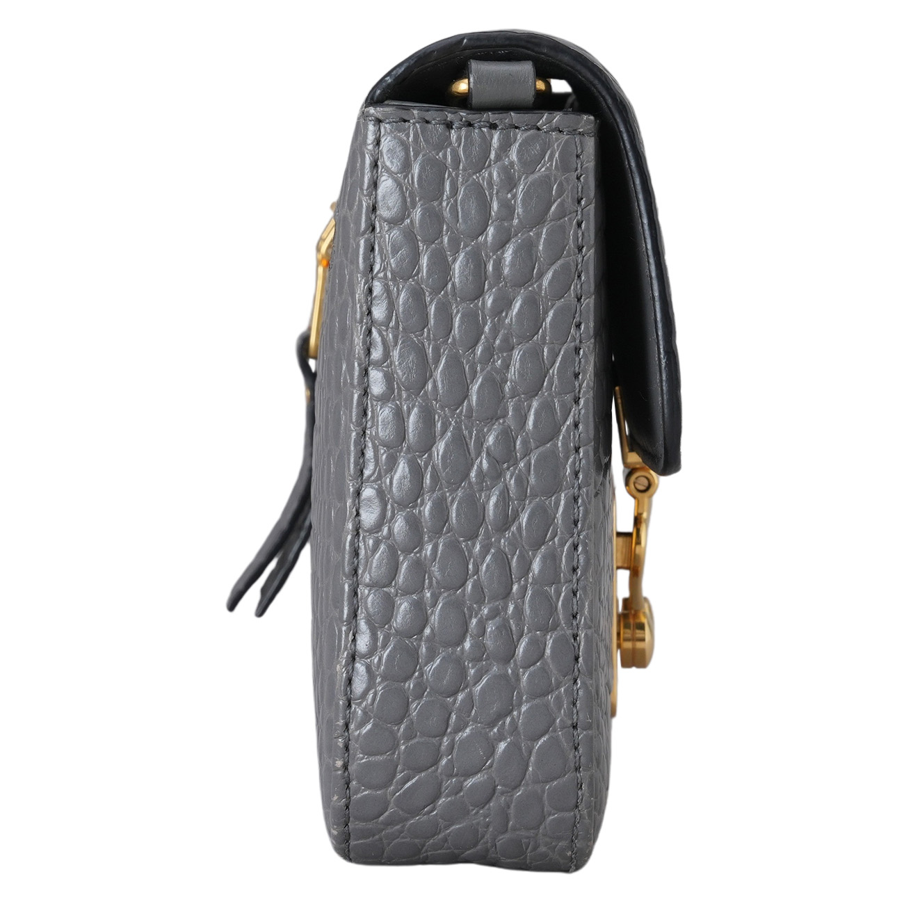 MIU MIU(USED)미우미우 5BH148 크록스타일 체인숄더백